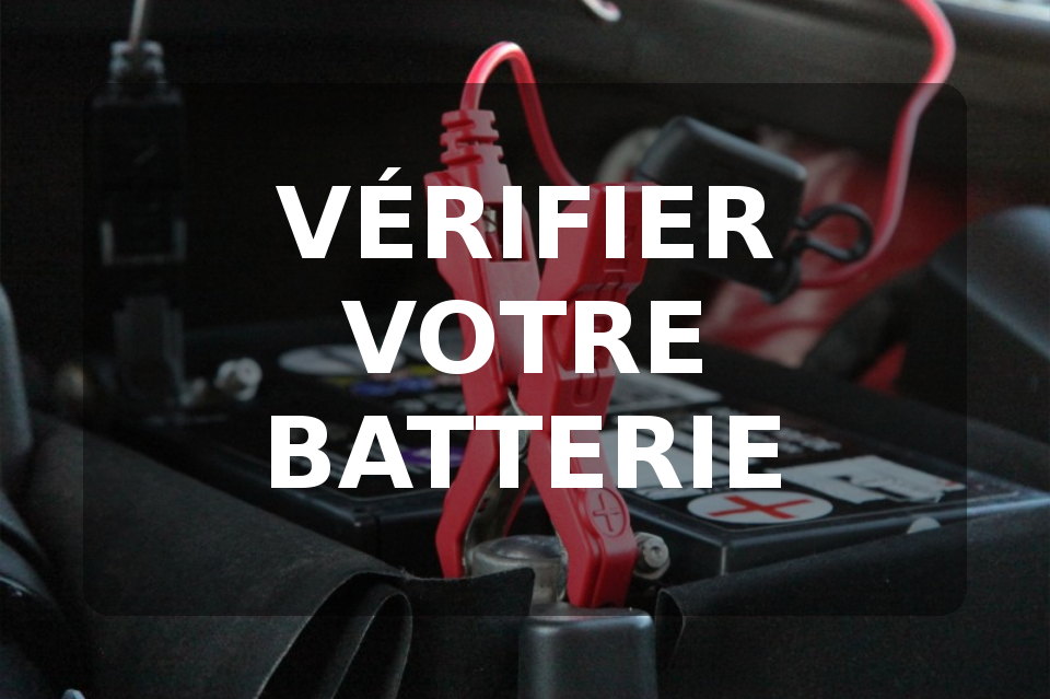 Pince voiture sur batterie