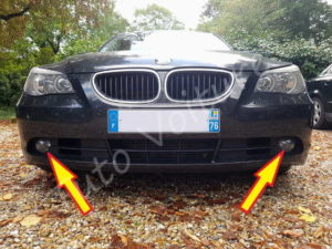 Feux anti-brouillard - BMW série 5 E60 - Tuto voiture
