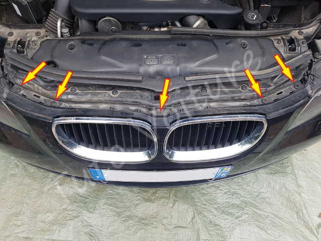 Pare-choc, comment le démonter ? BMW Série 5 - Tuto voiture