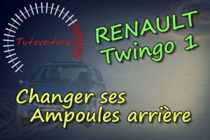 Changer ses ampoules arrière - renault twingo
