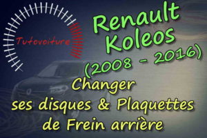 Changer ses disques et plaquettes de frein arrière