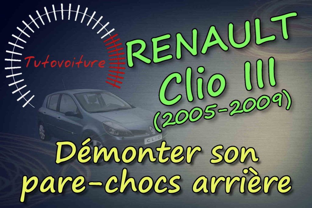 Comment démonter le pare choc arrière sur Renault Clio 3 