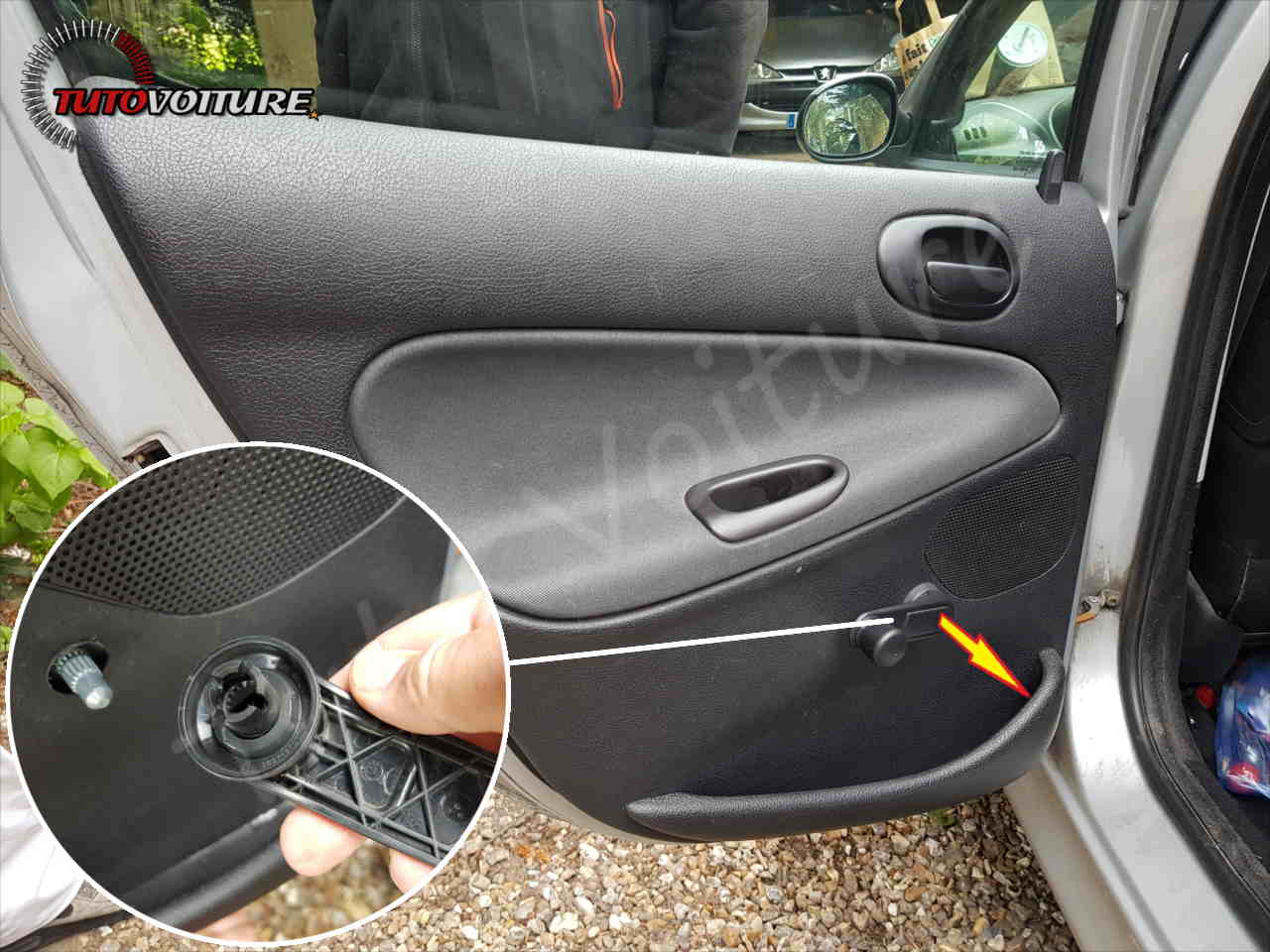Changer les haut-parleurs arrière : Peugeot 206 (5 portes ...